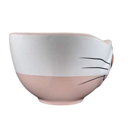 Disney Marie Aristocats Vintage Smile mug with white and pink design featuring cat whiskers and ears