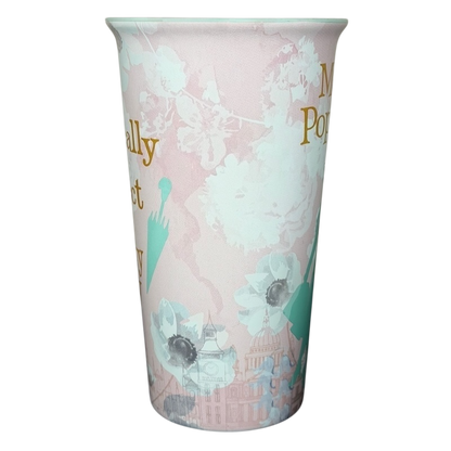 Mary Poppins mug Disney collectible featuring whimsical floral designs and iconic imagery