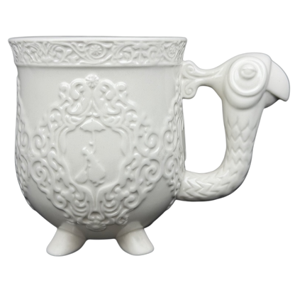 Mary Poppins Parrot Head Umbrella Mug Disney with intricate embossed design and whimsical handle