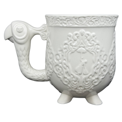 Disney Mary Poppins Parrot Head Umbrella Mug with detailed embossed design and unique handle