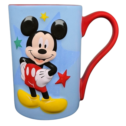 Mickey Mouse embossed stars Disney mug featuring colorful design and playful Mickey character