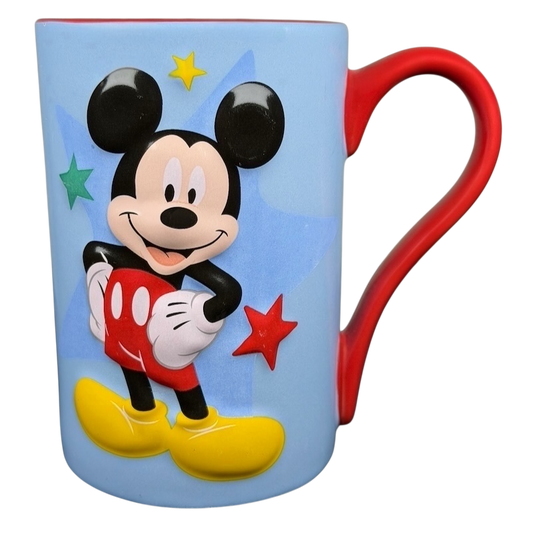Mickey Mouse embossed stars Disney mug featuring colorful design and playful Mickey character