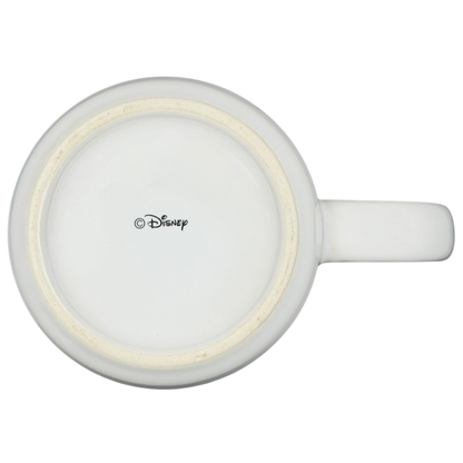 Bottom view of a Mickey Mouse Pizazz Disney mug featuring a smooth ceramic design