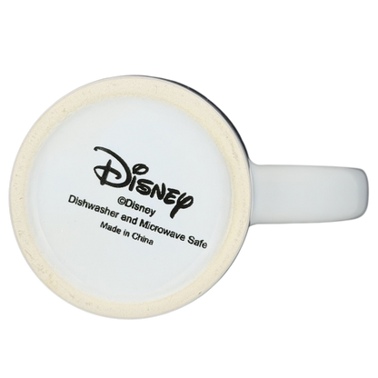 Underside view of the Mickey Mouse Swimming Mug Disney showing the logo and safety information
