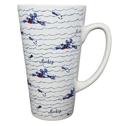 Mickey Mouse Swimming Mug Disney featuring a whimsical design with Mickey in a playful swim theme