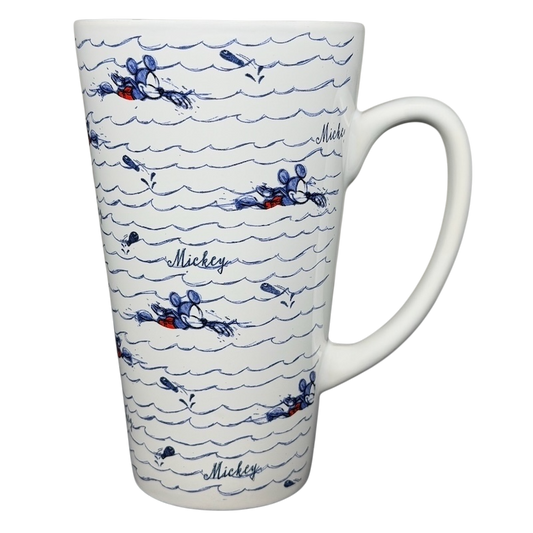 Mickey Mouse Swimming Mug Disney featuring a whimsical design with Mickey in a playful swim theme
