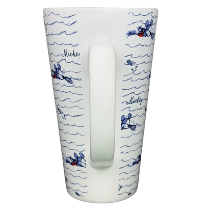 Mickey Mouse Swimming Mug Disney featuring playful design of Mickey Mouse in water