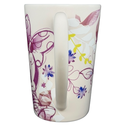 Disney Minnie Mouse Butterflies and Flowers Mug with Colorful Floral Design