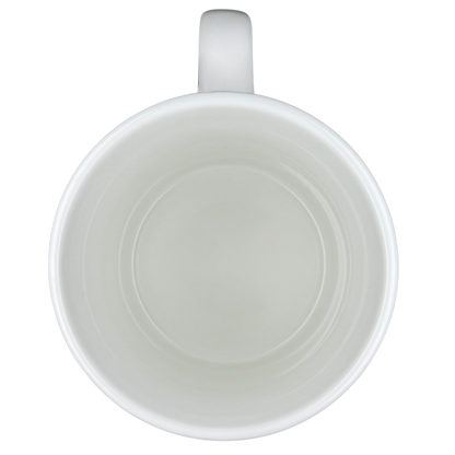 Empty Disney Minnie Mouse jumbo mug with a classic white finish for fans of Minnie Mouse