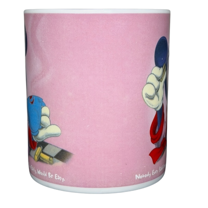 Disney Minnie Mouse jumbo mug featuring colorful graphics of Minnie and Mickey Mouse