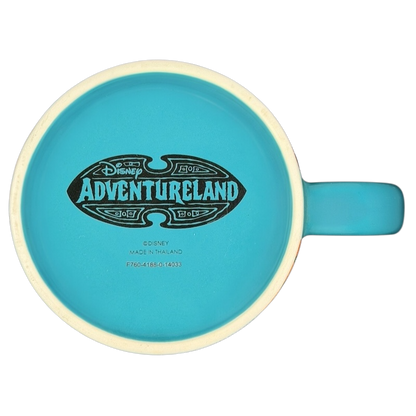 Adventureland Trader Sam's Tiki Mug Disney Parks with a vibrant blue finish and classic design