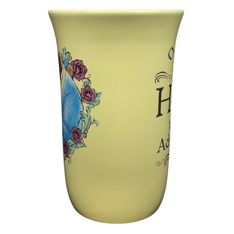 Disney Parks Beauty and the Beast Open Your Heart to New Adventures Mug with Colorful Design