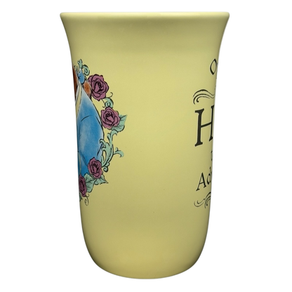 Disney Parks Beauty and the Beast Open Your Heart to New Adventures Mug with Colorful Design