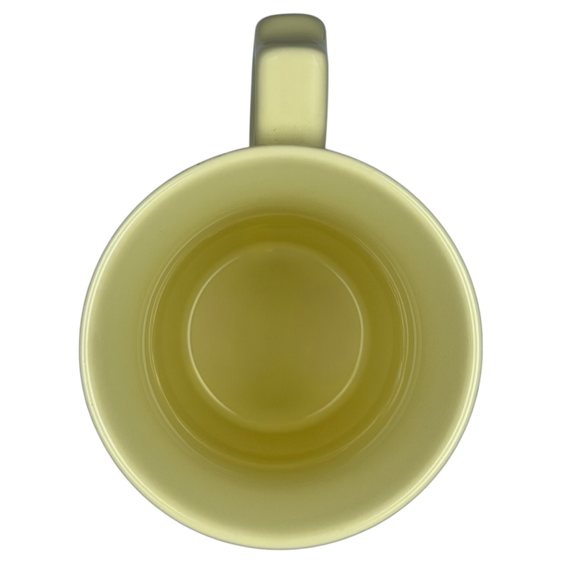 Beauty and the Beast Open Your Heart to New Adventures Mug Disney Parks in soft yellow color with a smooth finish