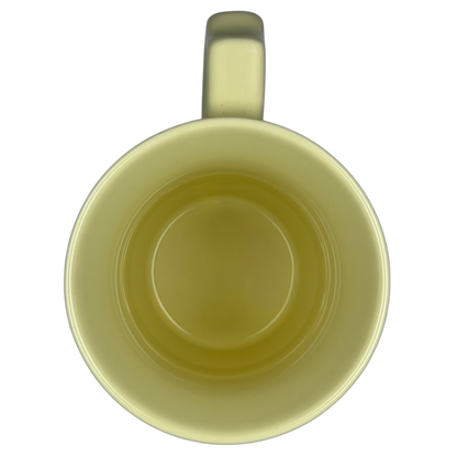 Beauty and the Beast Open Your Heart to New Adventures Mug Disney Parks in soft yellow color with a smooth finish