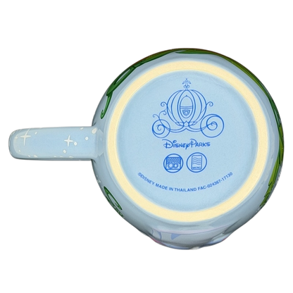 Cinderella Fairy Godmother Mug Disney Parks features a whimsical design with vibrant colors
