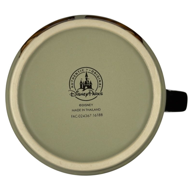 Grumpy Disney vintage collectible mug bottom view showing Disney Parks stamp and Made in Thailand marking