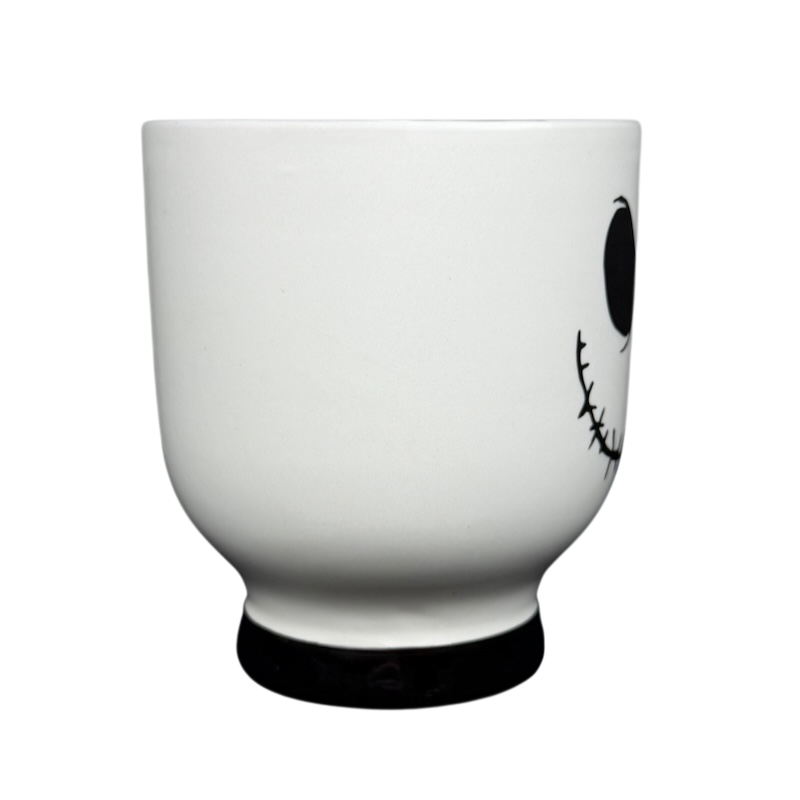 Jack Skellington Mug Striped Handle Disney Parks with Charming Design for Fans of The Nightmare Before Christmas
