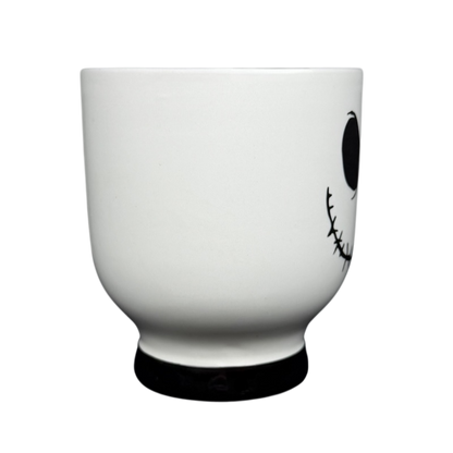 Jack Skellington Mug Striped Handle Disney Parks with Charming Design for Fans of The Nightmare Before Christmas