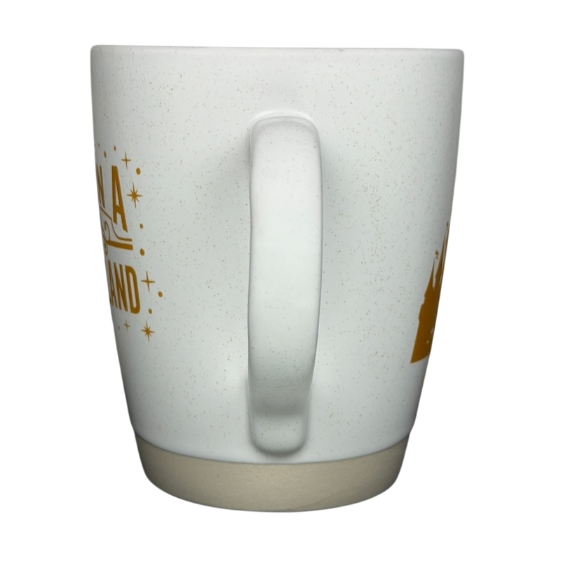 Living In A Fantasyland Gold Castle Mug Disney Parks with whimsical design and elegant gold accents