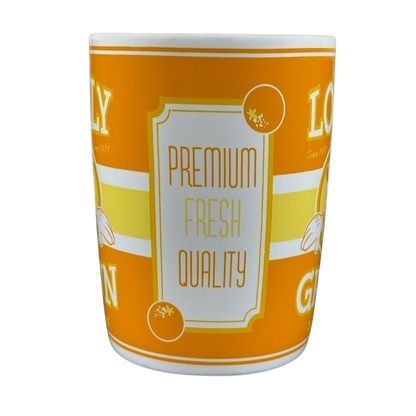 Disney Parks locally grown vintage mug with orange and yellow premium fresh quality design