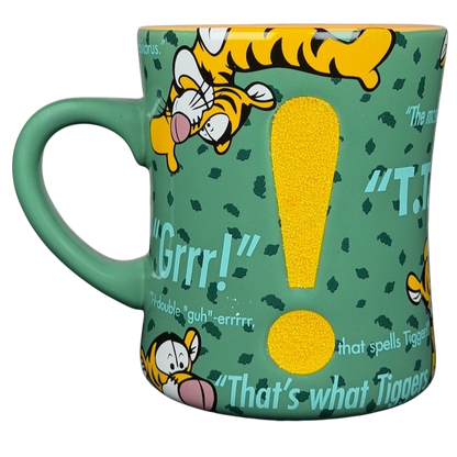 Tigger T.T.F.N. Glitter Collectible Mug Disney Parks featuring vibrant Tigger graphics and fun quotes