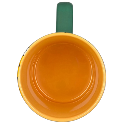 Inside view of the Tigger T.T.F.N. Glitter Collectible Mug Disney Parks showcasing its vibrant orange color