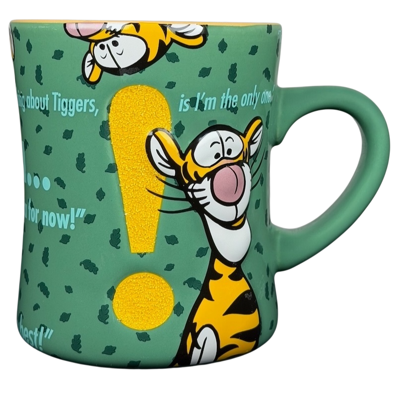 Disney Parks Tigger T.T.F.N. Glitter Collectible Mug featuring vibrant colors and playful design