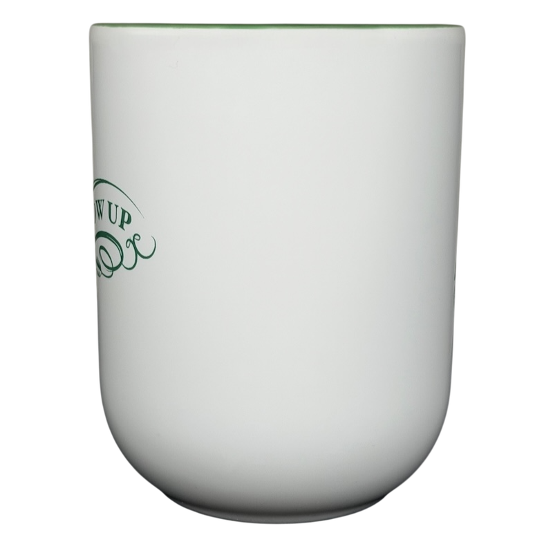 Peter Pan Never Grow Up Disney mug featuring classic quote on a modern design