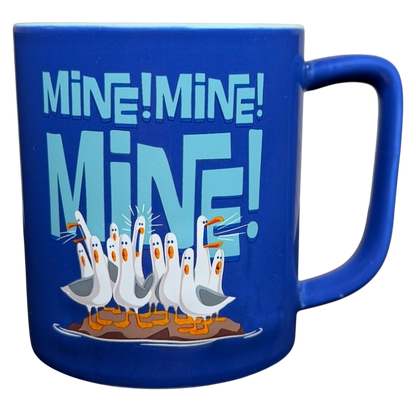 Finding Nemo Seagulls Mug Disney Pixar featuring seagulls with colorful text design