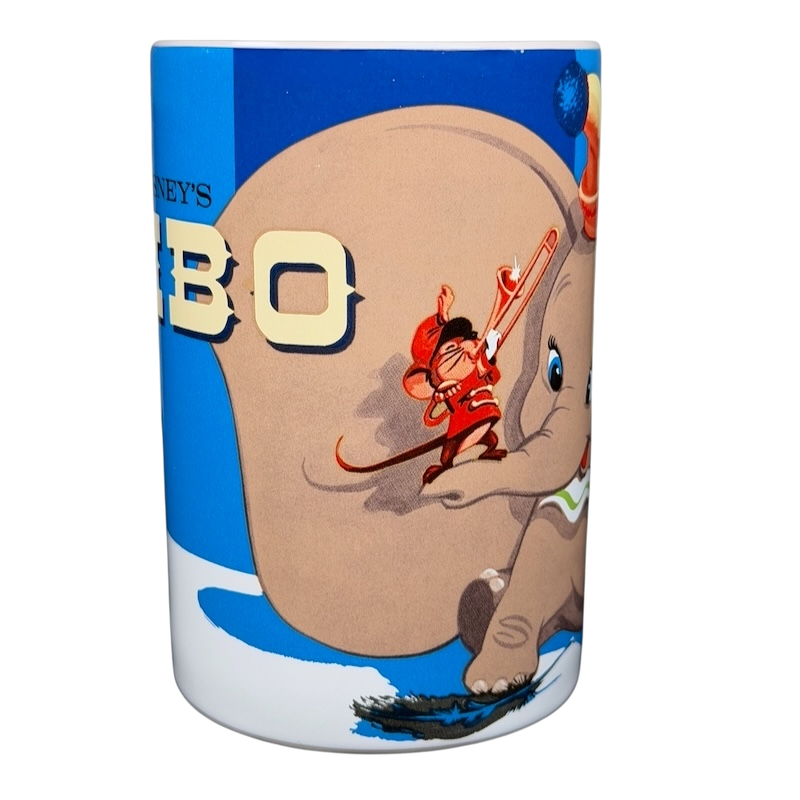 Dumbo and Timothy Q. Mouse Mug Disney Store featuring vibrant artwork from the classic film