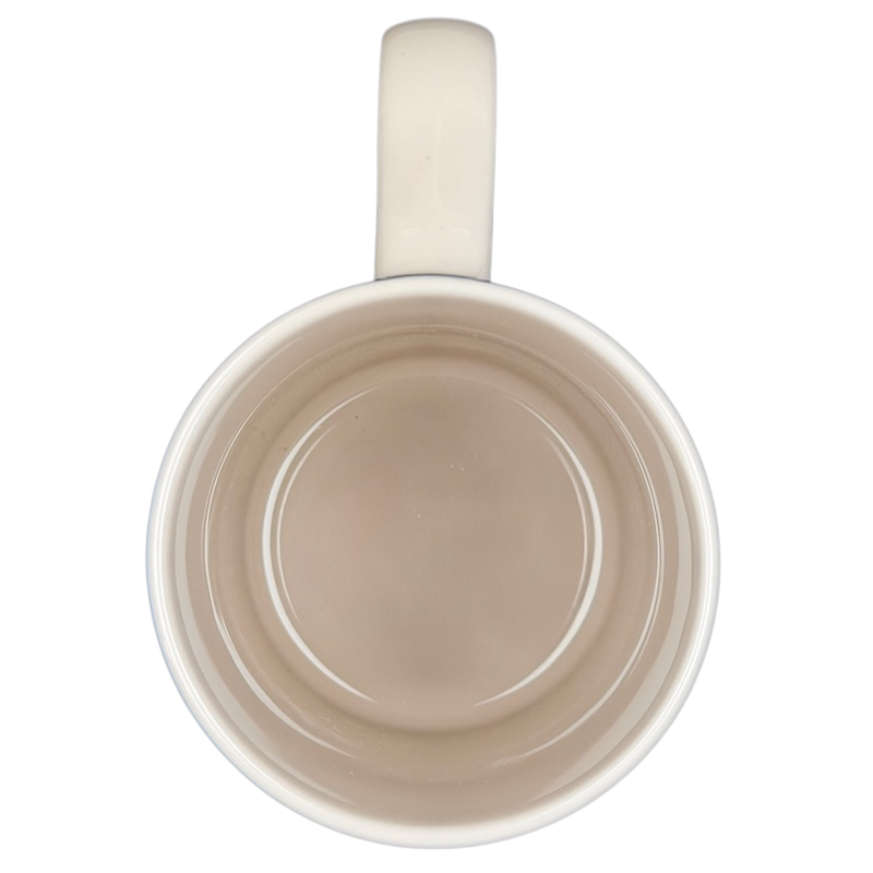Inside view of Dumbo and Timothy Q. Mouse Mug Disney Store showcasing smooth finish