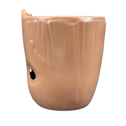 Disney Guardians of the Galaxy Groot mug brown ceramic tree bark design with sculpted eye detail