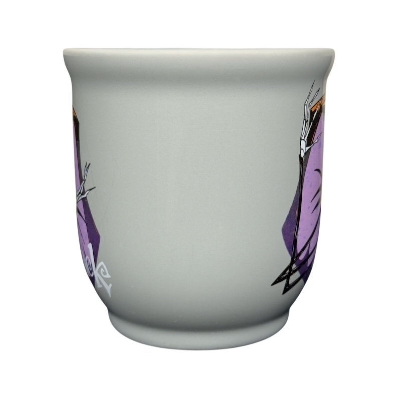Disney ceramic Nightmare Before Christmas Jack Skellington mug white cup with purple character artwork
