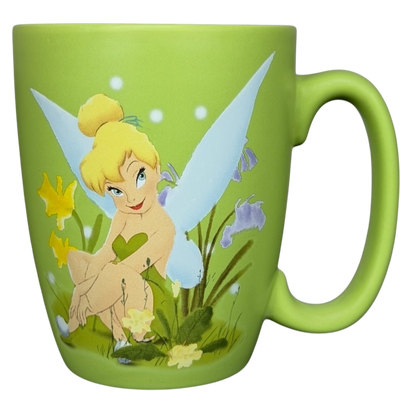 Tinker Bell Floral Collectible Mug Disney Store featuring Tinker Bell surrounded by flowers