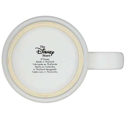 Bottom view of Tinker Bell Tink Sketch Mug Disney Store showcasing logo and details