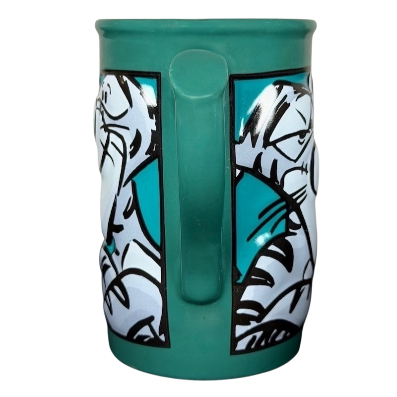 Tigger comic strip mug Disney featuring vibrant colors and classic character design