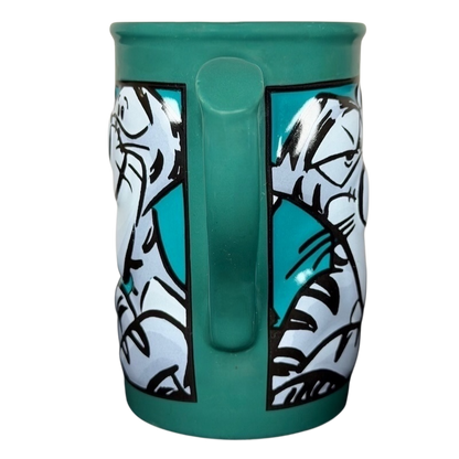 Tigger comic strip mug Disney featuring vibrant colors and classic character design