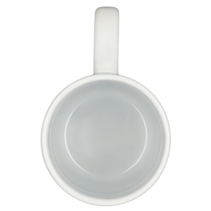 Top view of Tinker Bell Tink Two-Tone Mug Disney Store with a sleek, modern design