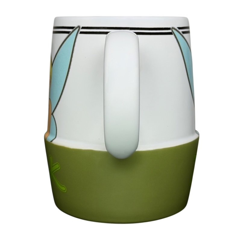 Tinker Bell Tink Two-Tone Mug Disney Store featuring colorful design and sturdy handle