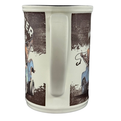 Disney Tow Mater cup vintage featuring classic Tow Mater design on a white ceramic mug