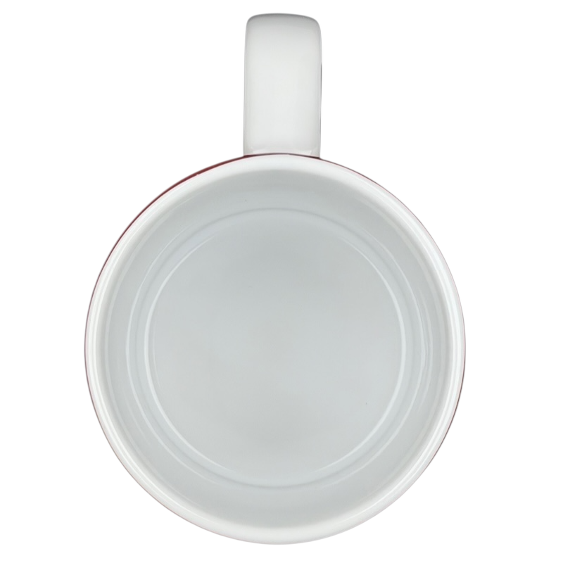 Top view of Disney Toy Story Al's Toy Barn collectible mug showcasing its smooth interior design