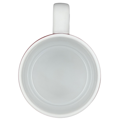 Top view of Disney Toy Story Al's Toy Barn collectible mug showcasing its smooth interior design