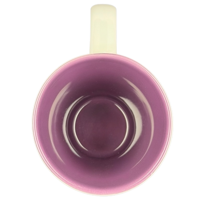 Inside view of Disney Villains Evil Queen collectible mug with a smooth purple finish