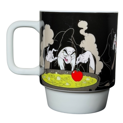 Disney Villains Evil Queen stackable mug featuring a vibrant design of the queen with a potion and apple
