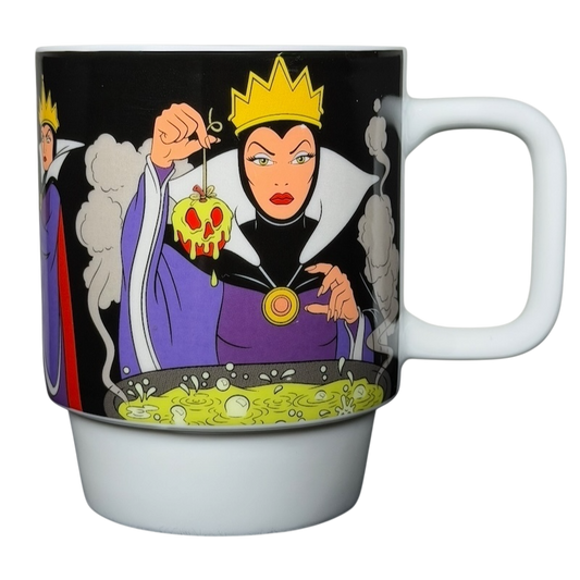 Disney Villains Evil Queen stackable mug featuring a colorful design with poison and magic elements