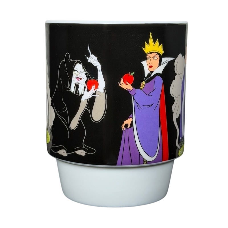 Disney Villains Evil Queen stackable mug featuring iconic characters and vibrant colors