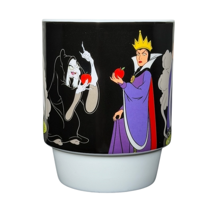 Disney Villains Evil Queen stackable mug featuring iconic characters and vibrant colors