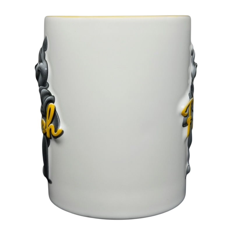 Winnie The Pooh Embossed Mug Disney with detailed character design and a smooth white finish