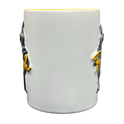 Winnie The Pooh Embossed Mug Disney featuring fun 3D designs of Pooh and friends